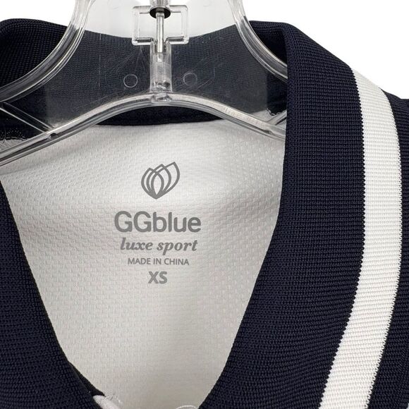 GGBlue Sleeveless Golf Tennis Top in White/Blue Wimen’s Size XS - Picture 2 of 4